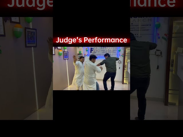 Judge Turned Performer! 🔥 | Epic Office Dance Performance #shorts