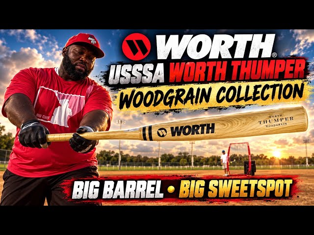 Worth THUMPER Woodgrain USSSA Bat Review | BIG Barrel, BIG Sweet Spot?