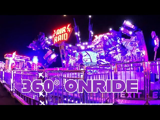 AIR RAID 2.0 ( WILMOTS ) | IMMERSIVE 360° ONRIDE | Newcastle valentine fair 2024 spillers wharf