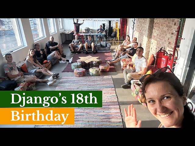 Celebrating Django's 18th birthday at Django Bulgaria's Meetup
