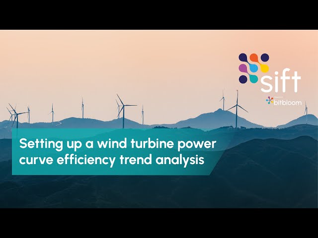 How to set up a wind turbine power curve efficiency trend analysis