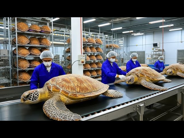 Inside the World’s Largest Turtle Farm: Raising Millions for Food | Full Process