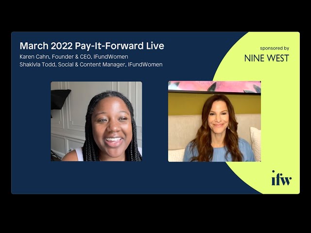 Pay-it-Forward March 2022 with Nine West