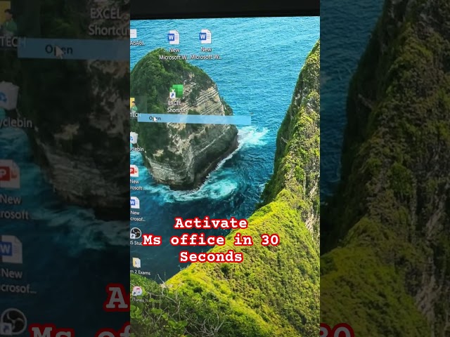 Activate ms office in 30 seconds #filipino #msofficeactivate #viralvideo  #tutorial
