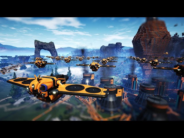 I Used Drones to Make a Nightmare Factory Even Worse - Satisfactory