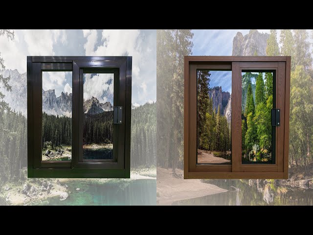 900 series 2 tracks and 798 3 tracks sliding window features by: Onesky The No.1 Quality Aluminum