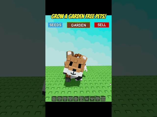 Grow a Garden Free Pets! #growagarden #roblox #growagardenroblox