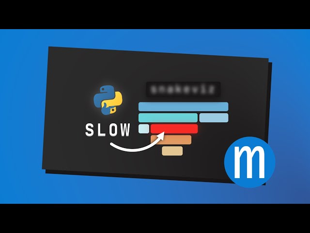 Diagnose slow Python code. (Feat. async/await)