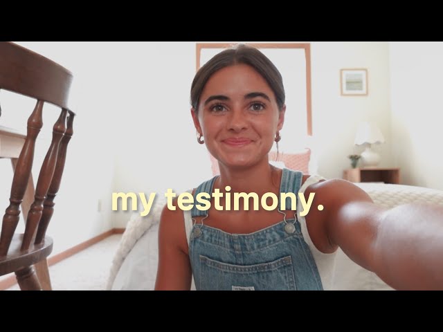 My testimony.