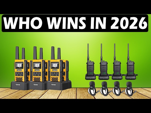Top 5 Best Walkie Talkies 2026 - Long Range, Clear & Reliable