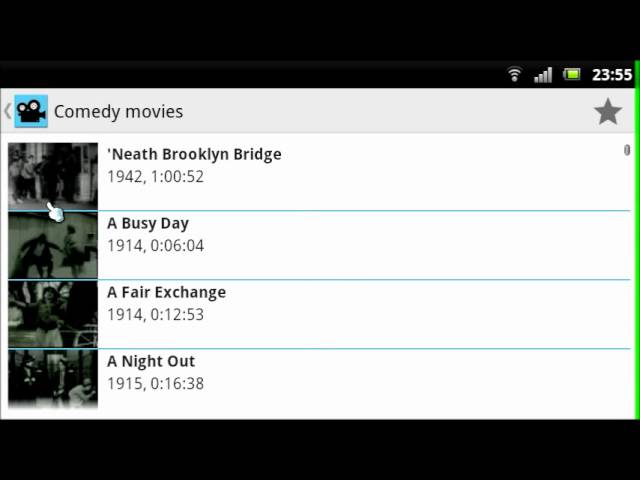 Watch classic movies on Android