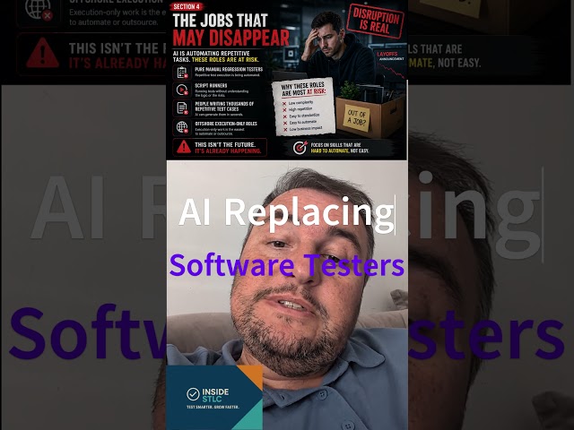 These QA Testers Will Be Replaced by AI #softwaretesting #ai #jobs