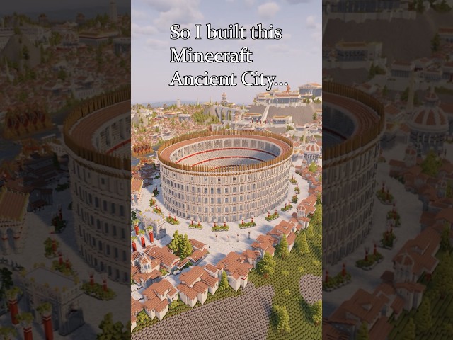 Was it worth the 300 hours?🤔🏛 #minecraft #minecraftbuilding #minecraftbuilds #minecraftshorts