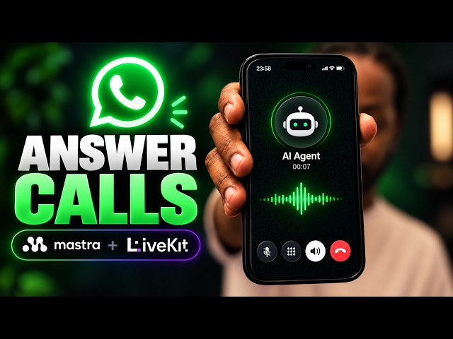 Build a WhatsApp AI Agent That Answers Calls with Mastra + LiveKit
