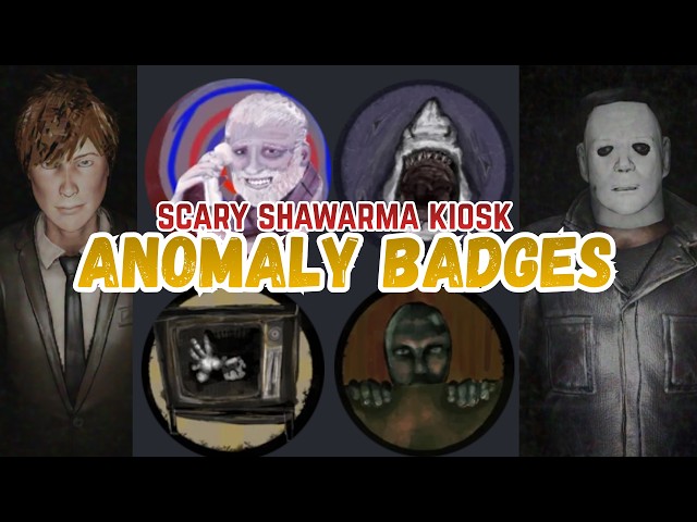 How to Get ALL Anomaly Badges in Scary Shawarma Kiosk! 🏆🌯