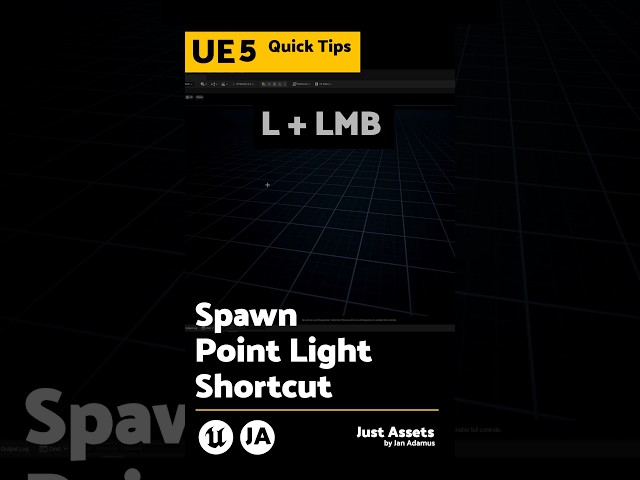 UE QuickTip - Spawn Point Light Shortcut