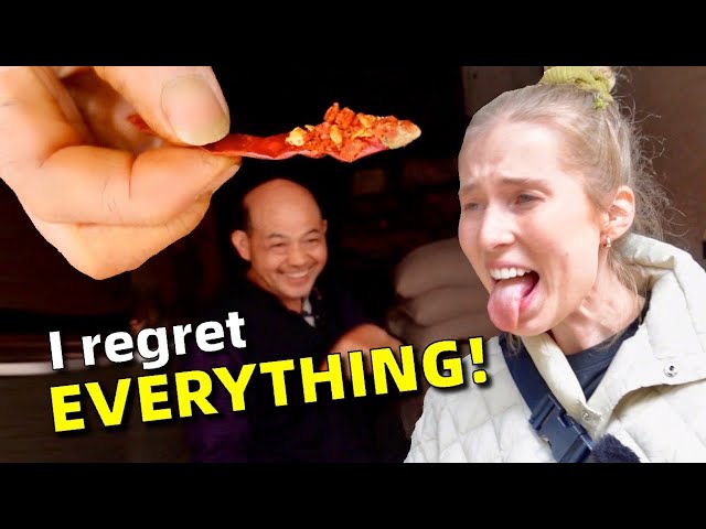 I tried this vendor's spiciest chilli.... BIG MISTAKE!