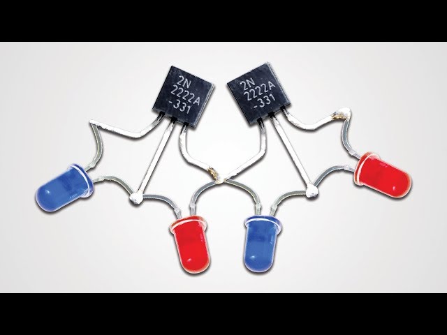 How To Make Zigzag LED Flashlight Circuit At Home Easily