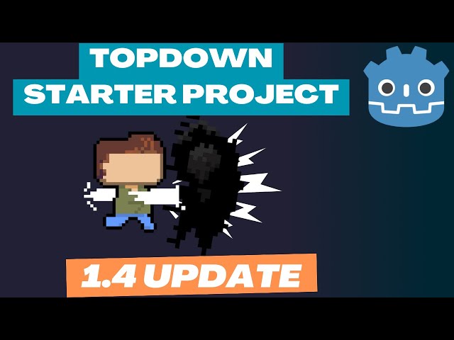 1.4 Update of the topdown-starter project | Quests, Combat, Animations | Godot Engine