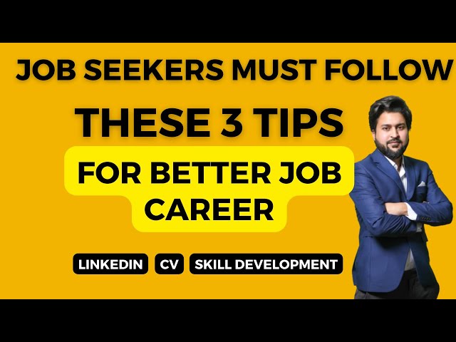 Live Webinar | I need better Job Career  | #jobcareertalk