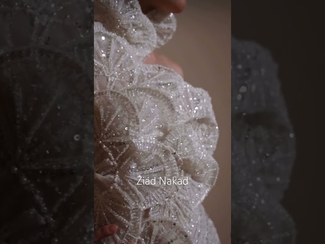 #hautecouture #bridal #weddingdress #bridalgown #paris #fashiondesigner #whitedress #crystals