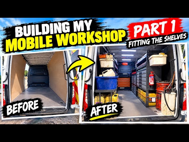 BUILDING MY BRAND NEW MOBILE WORKSHOP! | Van Conversion Part 1