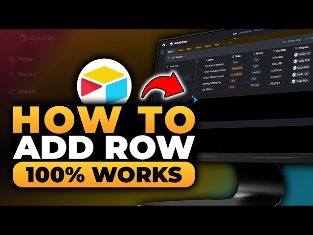 How To Add a Row in Airtable (𝟮𝟬𝟮𝟲) | 100% WORKS | NO Yapping, To The Point! | FAST & EASY