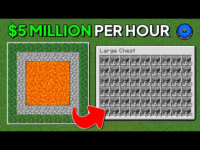 Easy Cobblestone Farm | Donut SMP