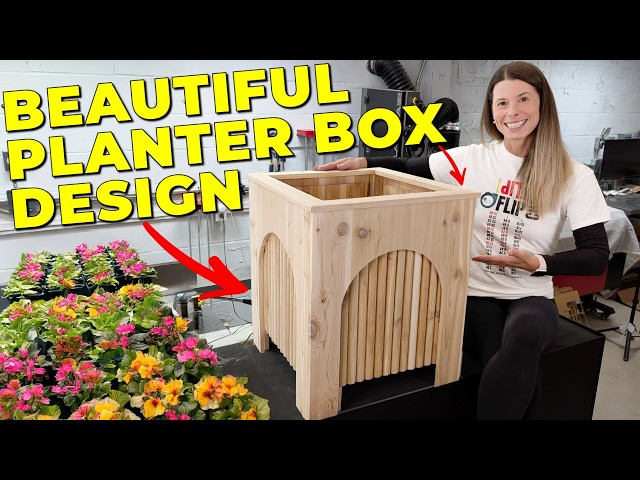 HOW to BUILD Arch Planter Box with Fence Pickets - DIY Woodworking // Intermediate