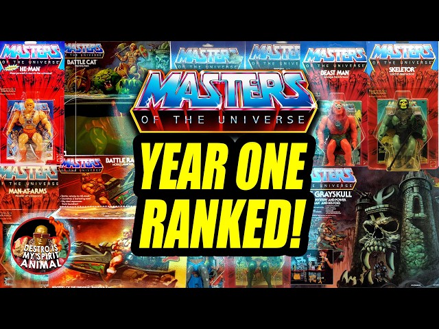 Masters Of The Universe 1982 -- RANKED!