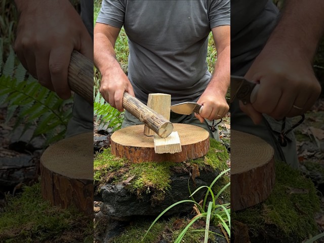 How to Start a Fire with a Battery and Chocolate Wrapper. #camping #survival #skills
