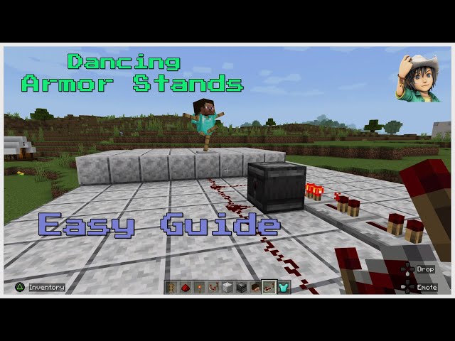 How To Make Dancing Armor Stands (Minecraft Tutorials)
