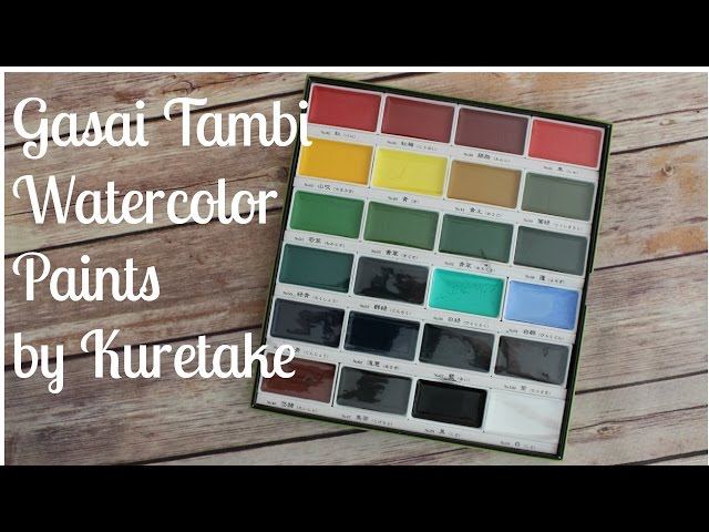 Gansai Tambi Watercolors by Kuretake