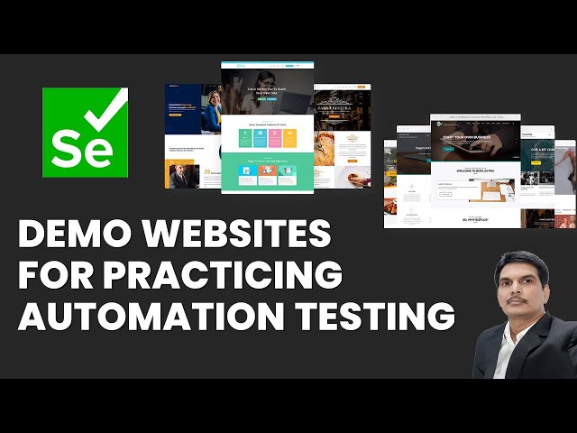 Demo Websites & Projects for practicing Automation Testing