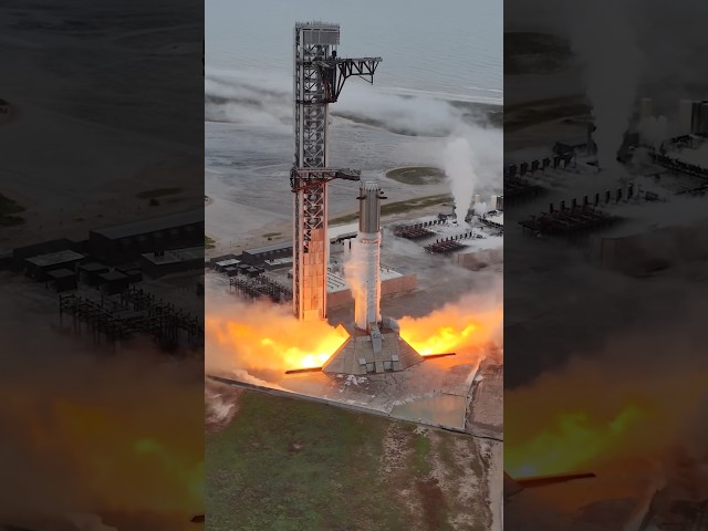 STATIC FIRE! SpaceX Starship Booster 20
