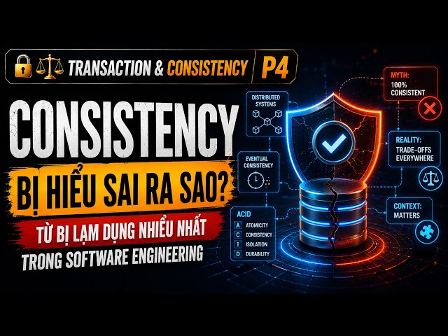 🔓⚖️ Consistency — từ bị lạm dụng nhiều nhất trong software engineering | Transaction &Consistency P4