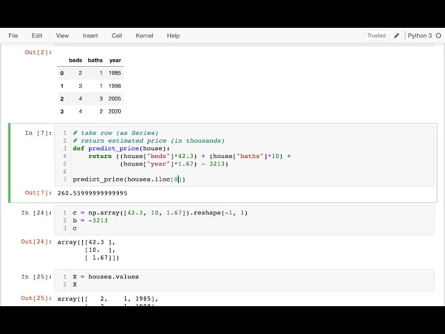 CS 320 Apr7-2021 (Part 1) - Predicting with Dot Product