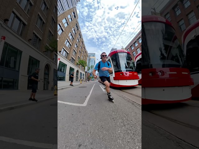 Anti-Gravity Boots In The City.                   #inlineskating #rollerblading #cityskating