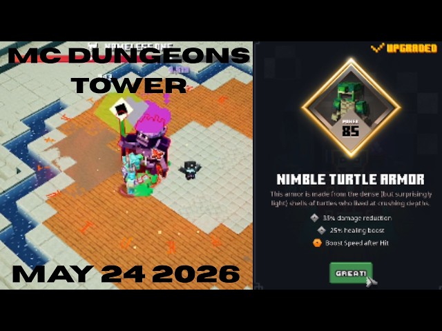 MINECRAFT DUNGEONS TOWER - May 24 2026 - Easy And Simple Guide