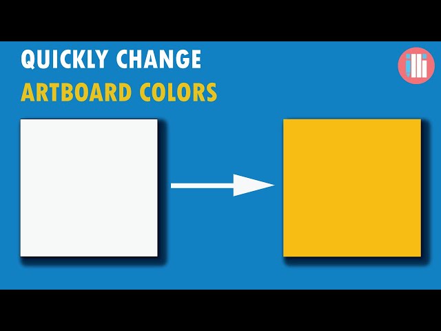 2 Quick Ways to Change Artboard Colors - Adobe Illustrator Tutorial