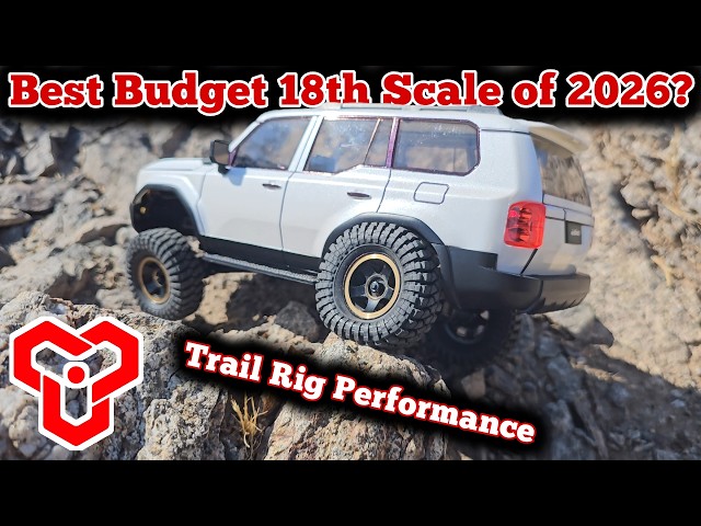 These Are Getting Good! LIcensed Toyota Prado Land Cruiser RC Trail Rig. UDiRC 1802 Pro
