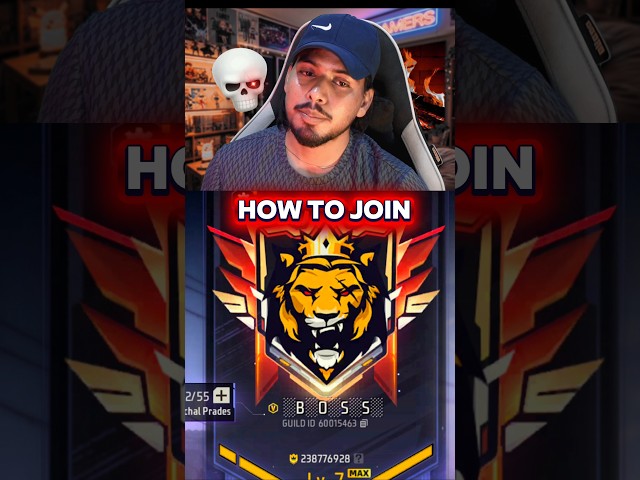 free fire की ki top 1 guild join 😱 how to join world top 1 free fire guild boss #shorts #freefire