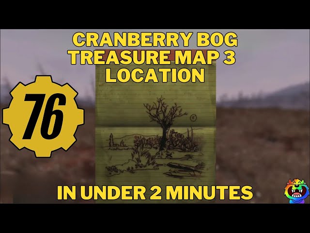 How to Find the Cranberry Bog Treasure Map 3 in #fallout76 #fallout76guide