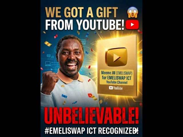 A GIFT FROM YOUTUBE! Check what EMELISWAP ICT YouTube Channel Content Creator Received!