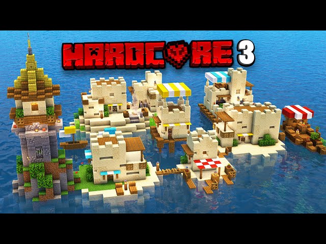 I spent 100 Days Building an Ocean City in Hardcore Minecraft