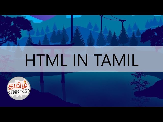 Learn HTML in tamil | beginner to website | complete guide and tutorial | tamil hacks
