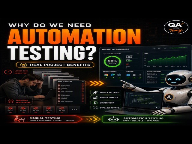 Why Do We Need Automation Testing? | Real Project Benefits Explained