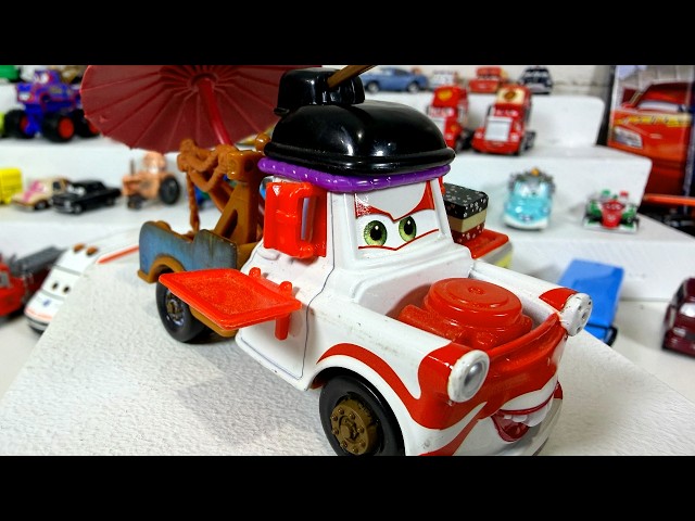 Disney Cars Collector with Hard to Find characters Tokyo Kabuki Mater!
