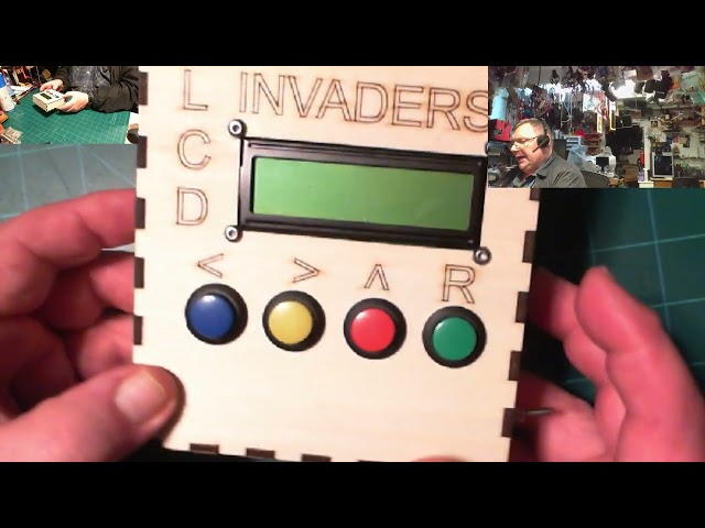 LCD-INVADERS  Arduino UNO game