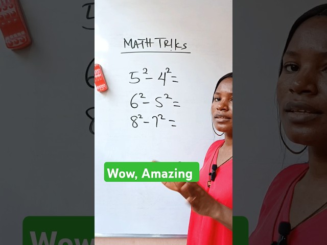 Amazing math tricks. #maths #mathshorts #mathstricks
